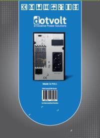 DOTVOLT VOLT MN 1 KVA 1F/1F On Line 5-15 Dk. UPS (2X9AH) 1KVA